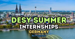 DESY Summer Internships (Student Program) in Germany offers undergraduate and graduate students the chance to gain hands-on experience in physics, engineering, and computer science. Participants join research projects at the Deutsches Elektronen-Synchrotron (DESY) labs, working with world-class scientists on cutting-edge experiments.