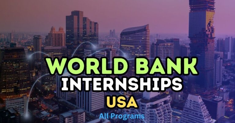 The World Bank Internship Program for International Students provides talented international students an excellent opportunity to work with professionals addressing global development challenges. Open to graduate students pursuing master’s or doctoral degrees, this program is offered during Summer and Winter cycles.