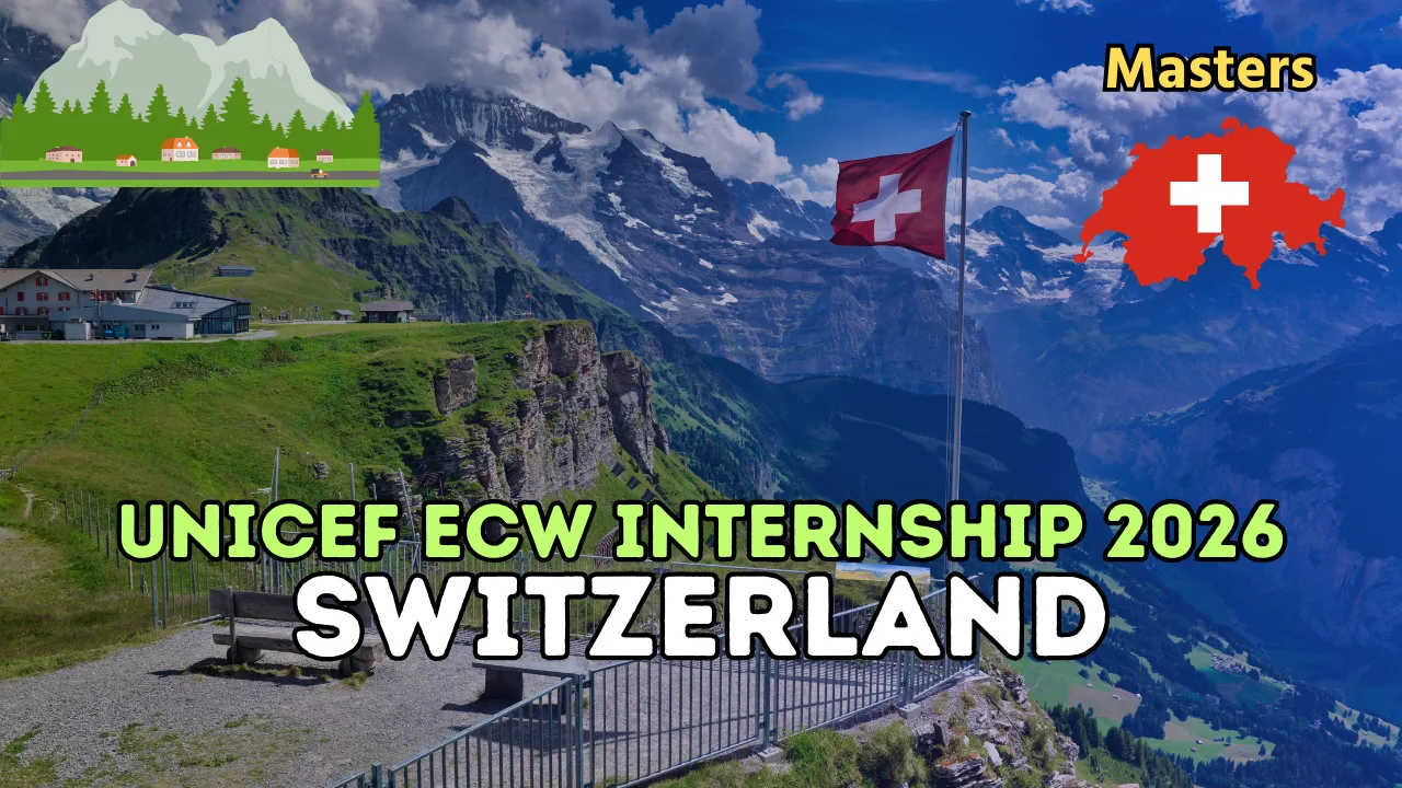 UNICEF ECW Internship 2026 in Switzerland: Fully Funded Opportunity for ...